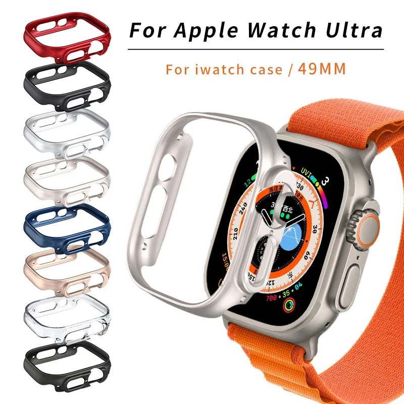 

Hard PC Slim Case for Apple Watch Ultra 49MM Plating Protective Cover for iwatch 8 49mm ultra