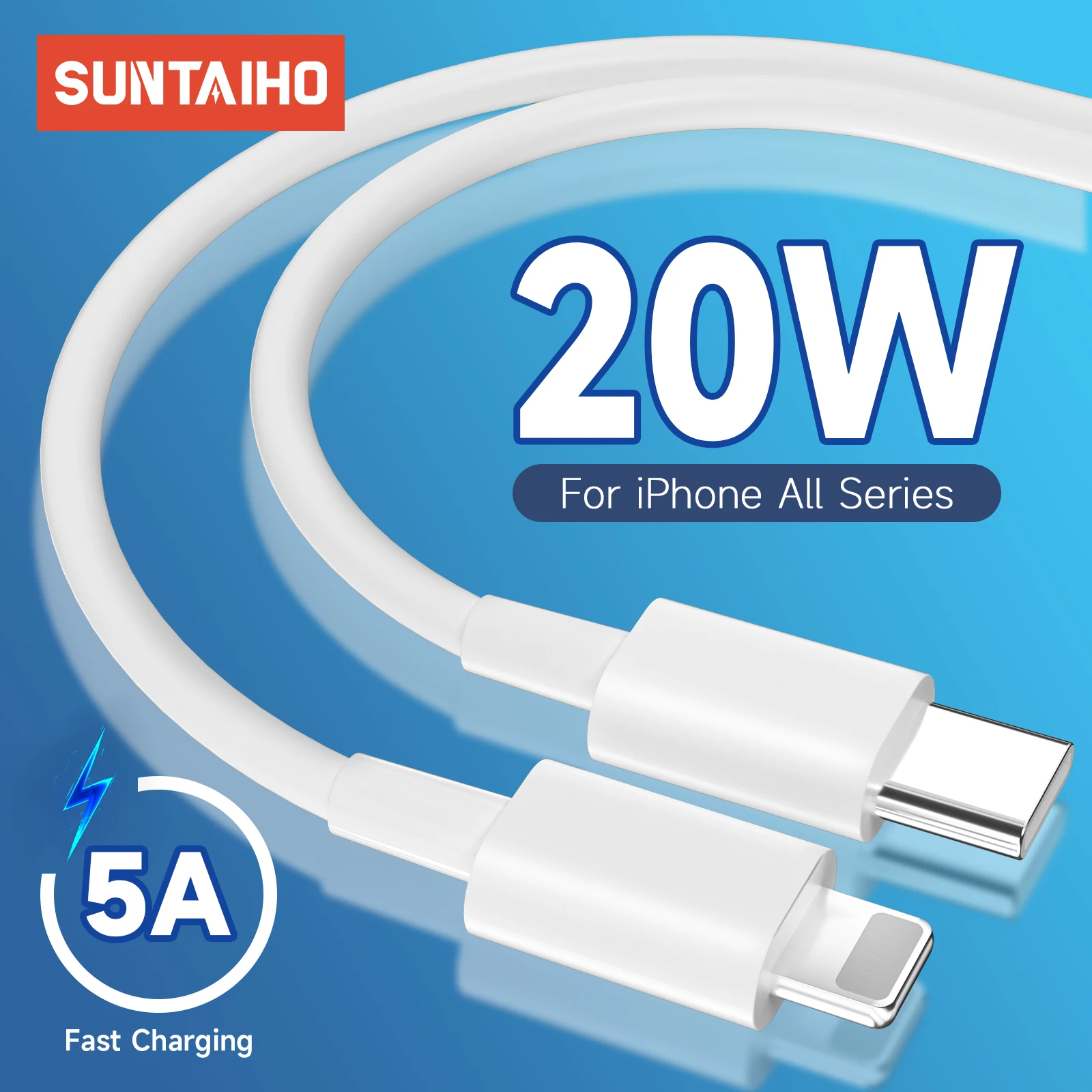 

Original USB C Cable For iPhone 14 13 12 11 Pro Max XS XR 5A Fast Charging Phone Type C Date Cable For iPad Charger Accessories