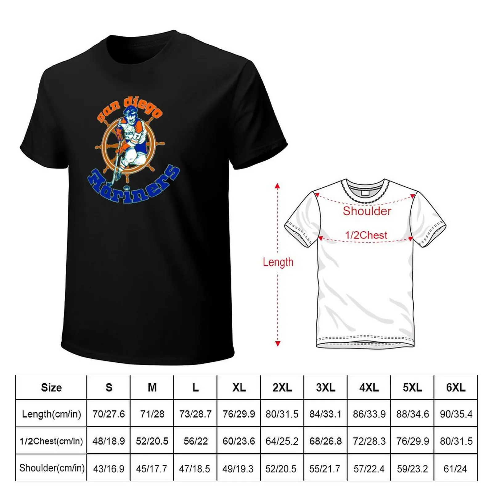 Хоккейная футболка San Diego Mariners WHA мужская баскетбольные футболки с рисунком