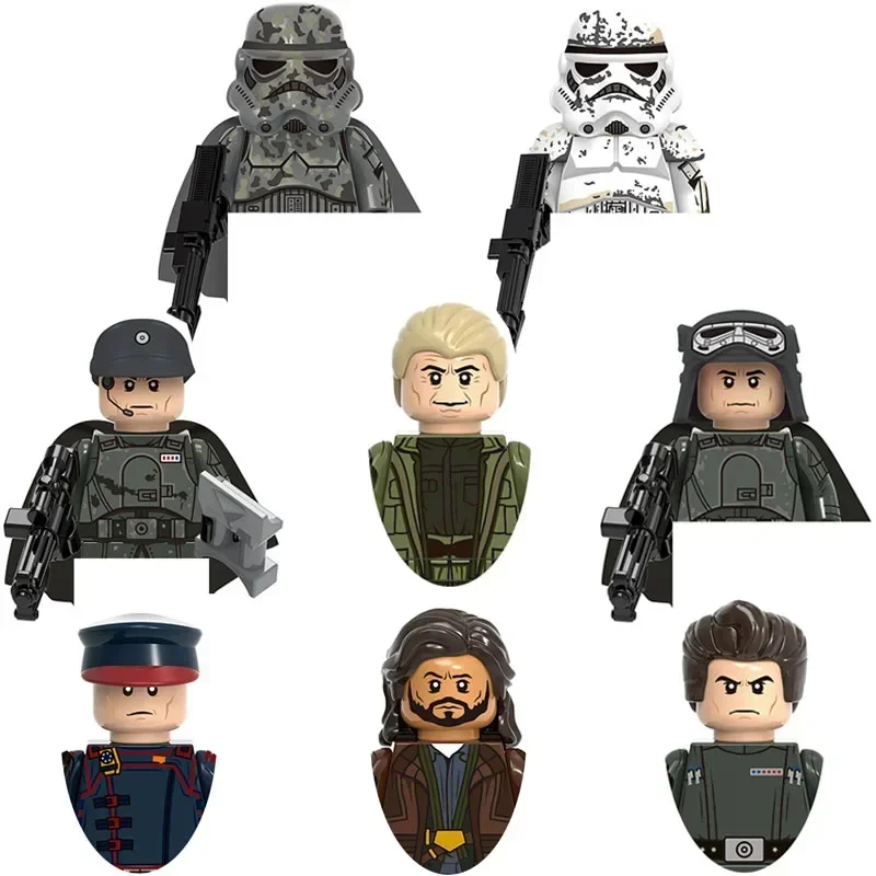 G0119 G0127 Звездные войны Клон солдат 501-й полк имперский Штурмовик мини-робот