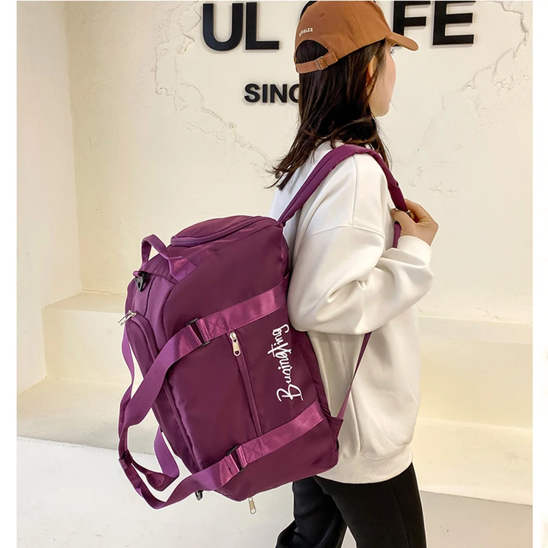 Fitness Gym Bag Sports Backpacks For Women Female Beach Travel Luggage Handbag Yoga Duffel Large Shoulder Training Weekend Bag