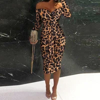 summer women midi dress floral print ruched lace up one shoulder robe elegant bodycon party dress 2021