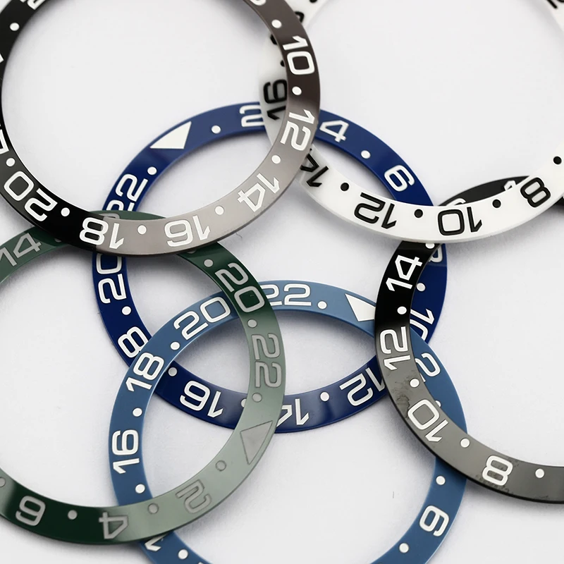 38 мм наклонный керамический безель Pepsi Sprite GMT часы для дайвинга 40 мужские заменить