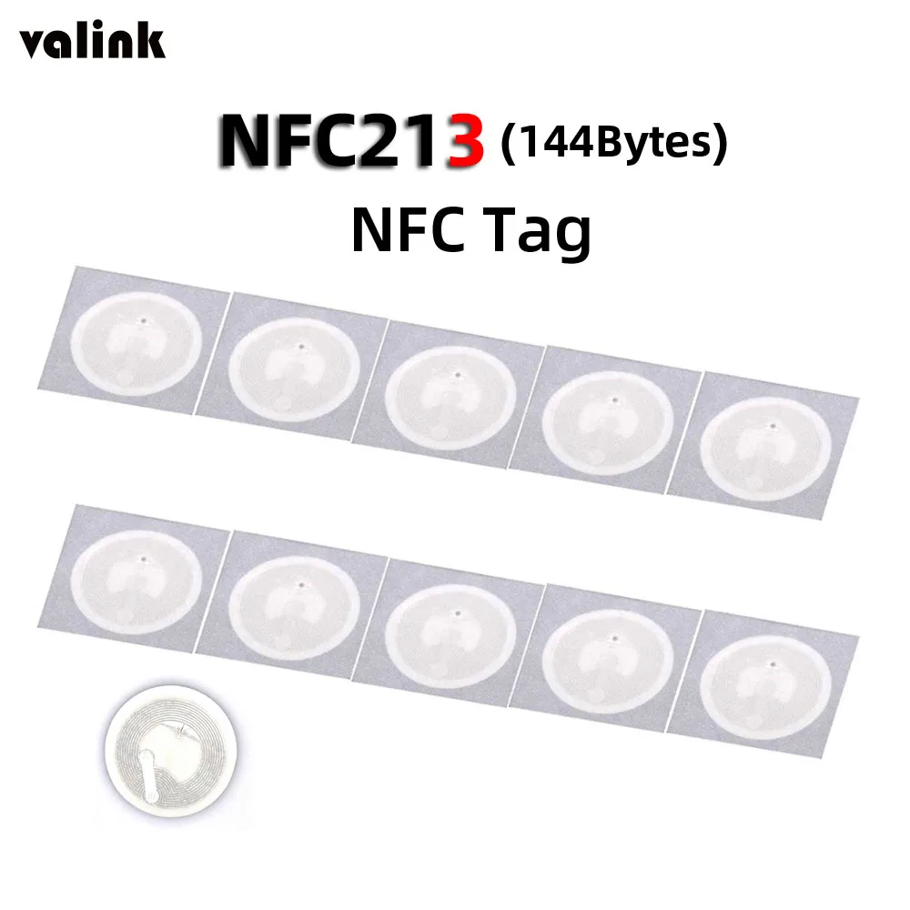 

10PCS Nfc Tag Nfc213 Label 213 Stickers Tags Badges Lable Sticker 13.56mhz For Huawei Share Ios13 Personal Automation Shortcuts