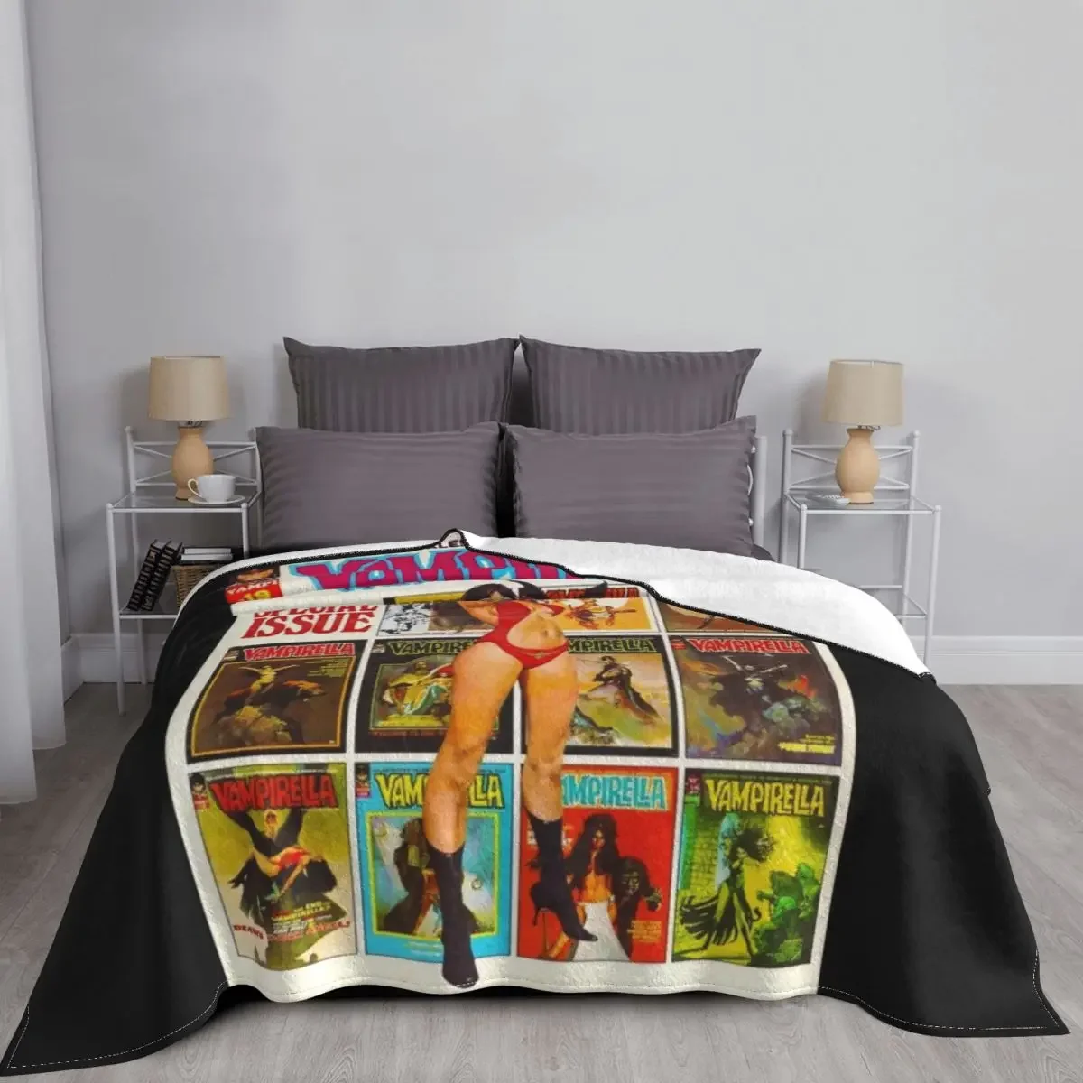 Да еще одна прекрасная винтажная Обложка журнала VAMPIRELLA! #19 плед одеяло для