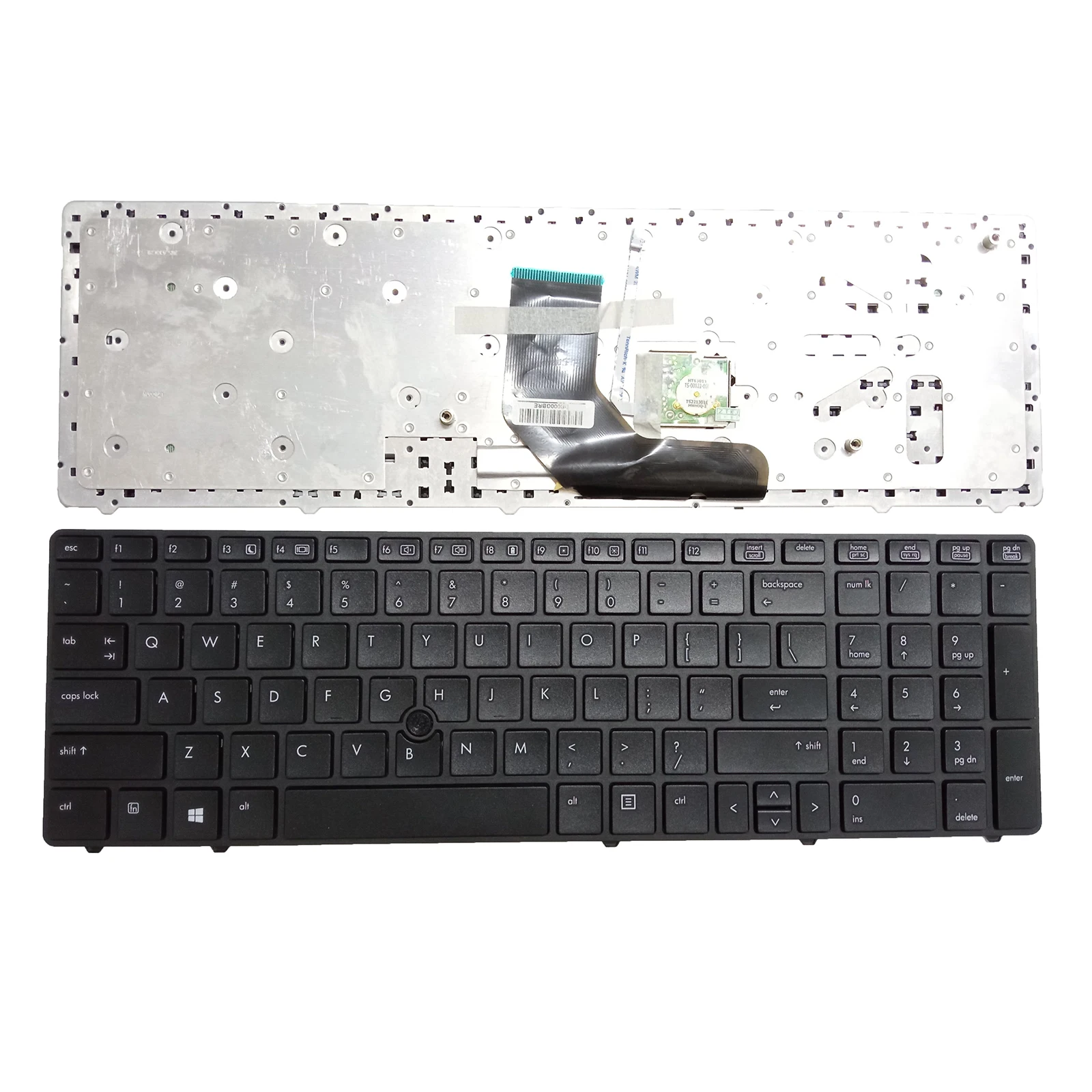 

Клавиатура для HP ProBook 6560B/EliteBook 8570P 8560P, черная рамка с указателем