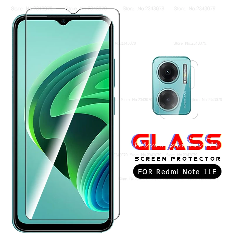 Чехол 2 в 1 для redmi note 11e защитное стекло Защита экрана xiaomi 11 e redmy note11e защитный