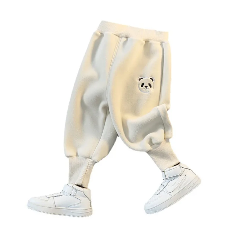 

New Autumn Winter Kids Trousers Baby Clothes Children Boys Girls Sport Thick Warm Pants Toddler Casual Costume Infant Sportswear