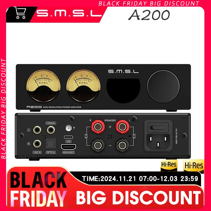 Усилитель мощности Bluetooth 5 0 HDMI ARC Bass Treble