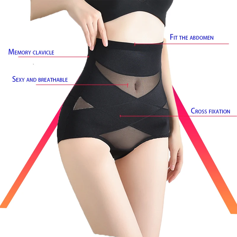 

С завышенной талией, облегающие и дышащие после родов, женское приспособление для формирования талии, штаны для похудения с открытой спиной