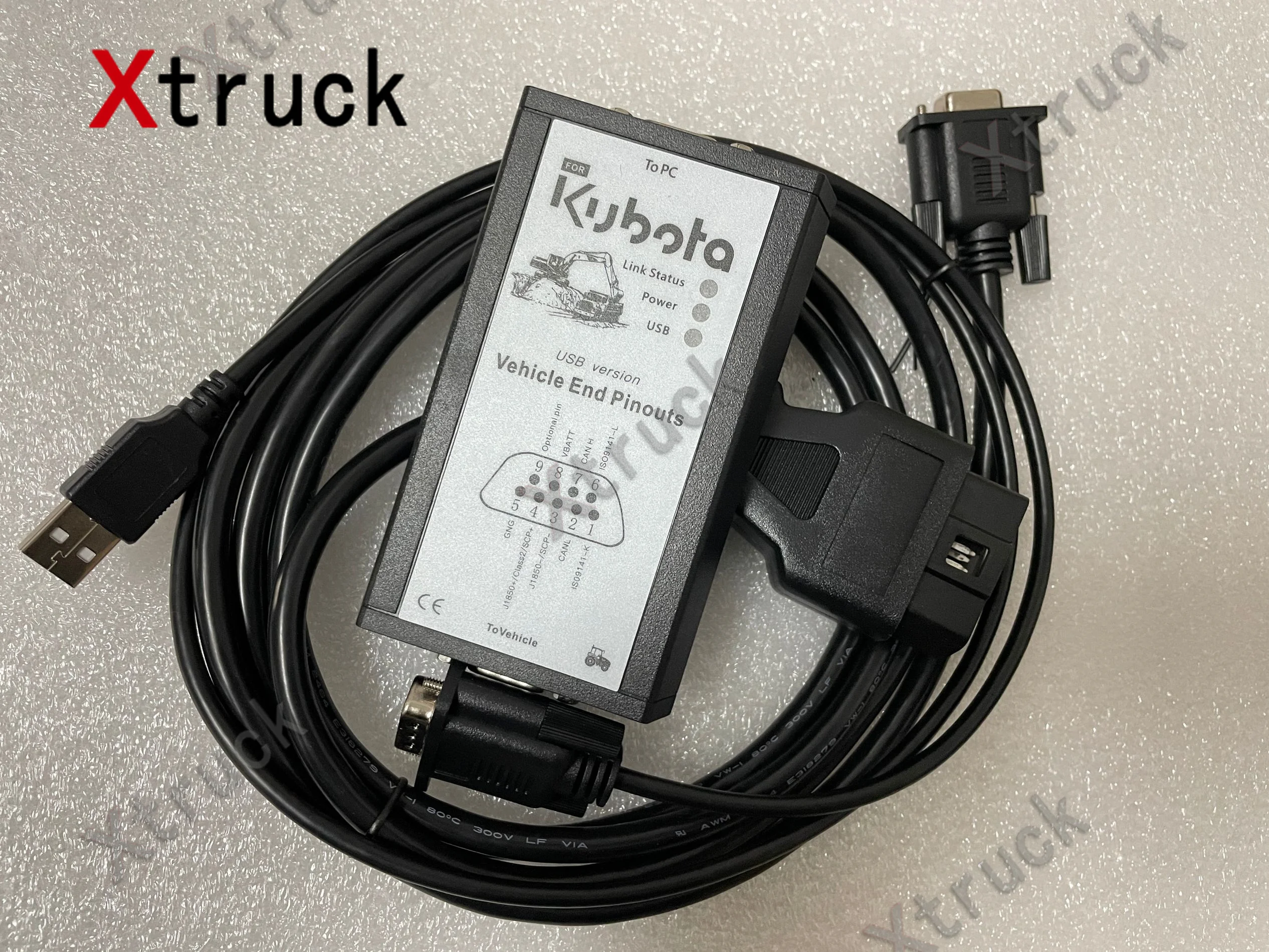 

Диагностический комплект для KUBOTA, интерфейс PYTHON Diagmaster KUBOTA Takeuchi, диагностический инструмент