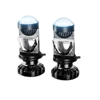 car led headlight with lens h4 far and near integrated lamp modification super bright bulb