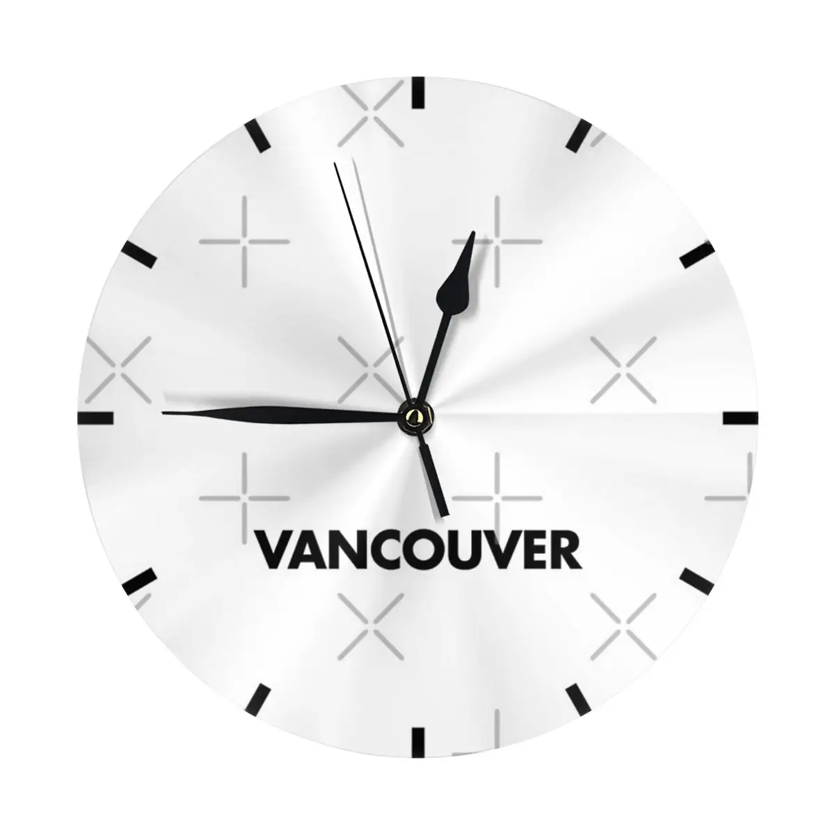 Настенные часы с изображением времени Ванкувера настенные для украшения комнаты
