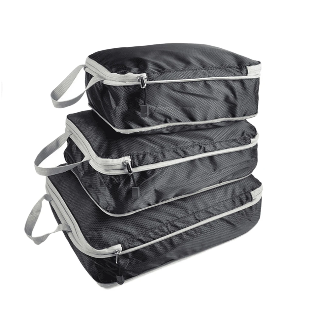 

Дорожная сумка для хранения, компрессионные упаковочные Кубы, складной водонепроницаемый Дорожный чемодан, нейлоновый портативный с сумко...