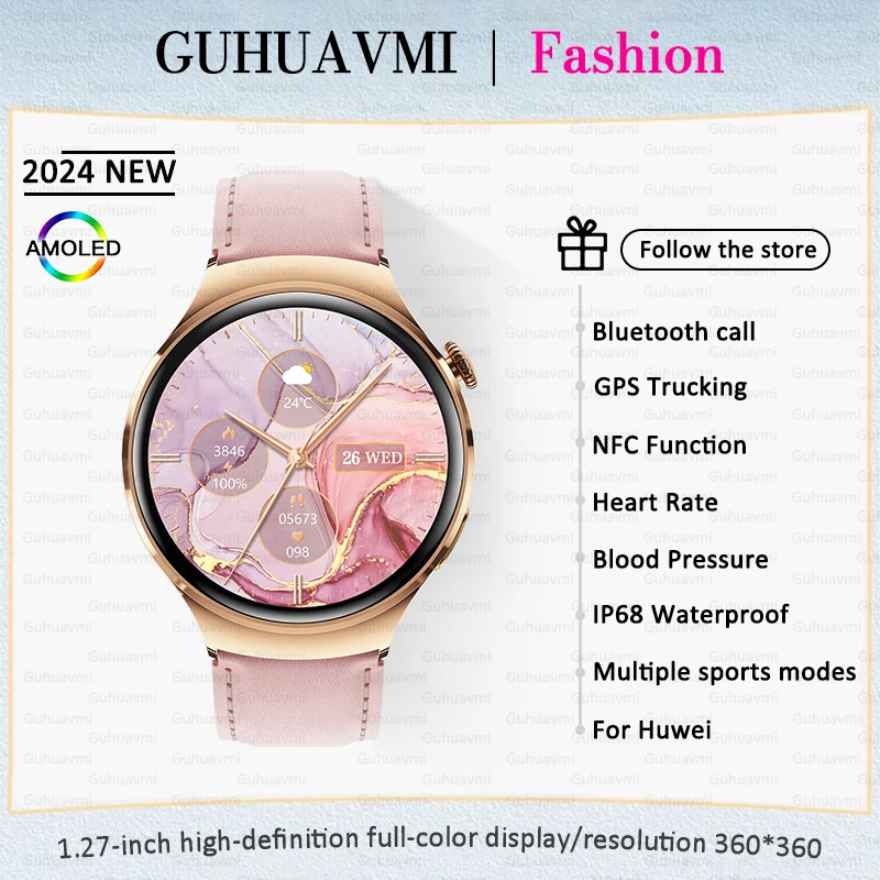 Новинка 2024 женские умные часы с пользовательским циферблатом спортивные GPS