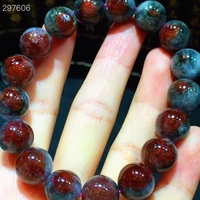 12 3mm natural red auralite 23 cacoxenite bracelet canada women men beads stretch rarest jewelry aaaaa