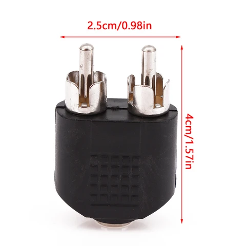 Аудио переходник 3.5 мм на 2 RCA