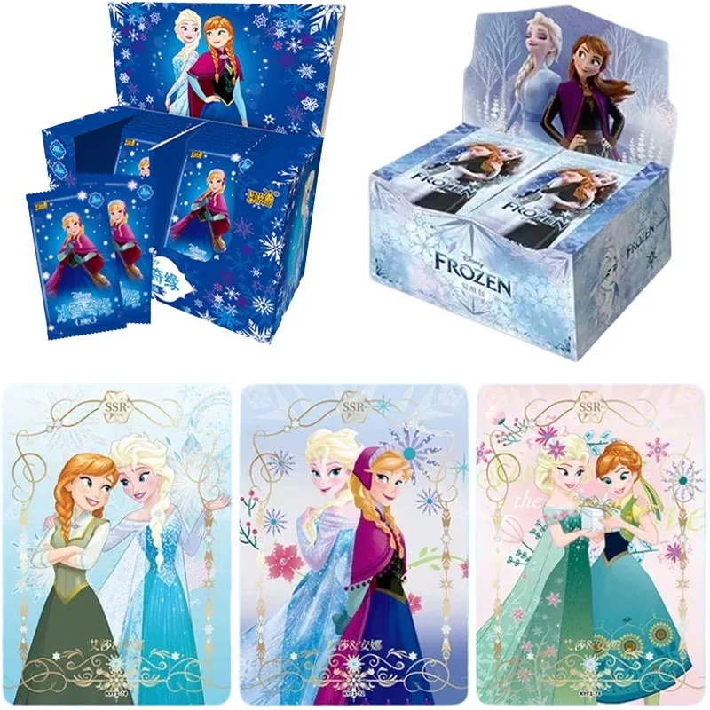 Фото Оригинальные коллекционные карточки KAYOU Disney Frozen: Эльза, Олаф, Анна. Флеш-карты по мотивам мультфильма и аниме. Игрушки и подарки. №1
