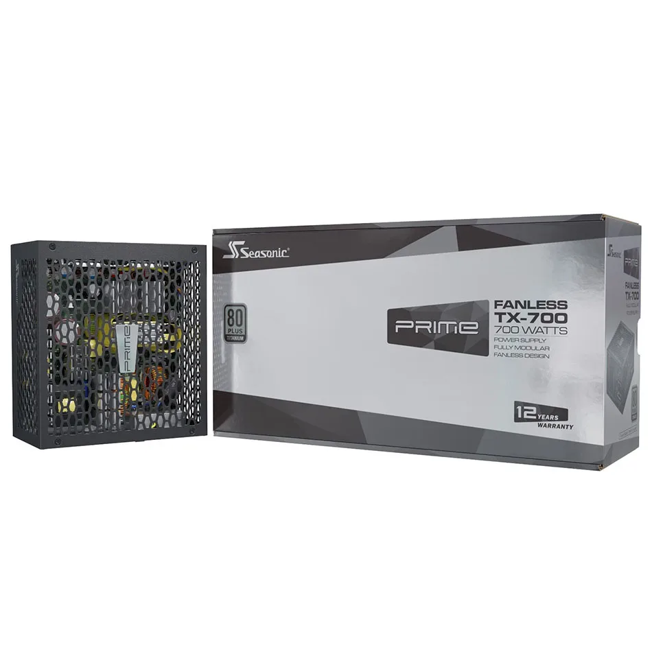 Seasonic Prime TX-700 безвентиляторный блок питания для компьютера 80 PLUS титановый