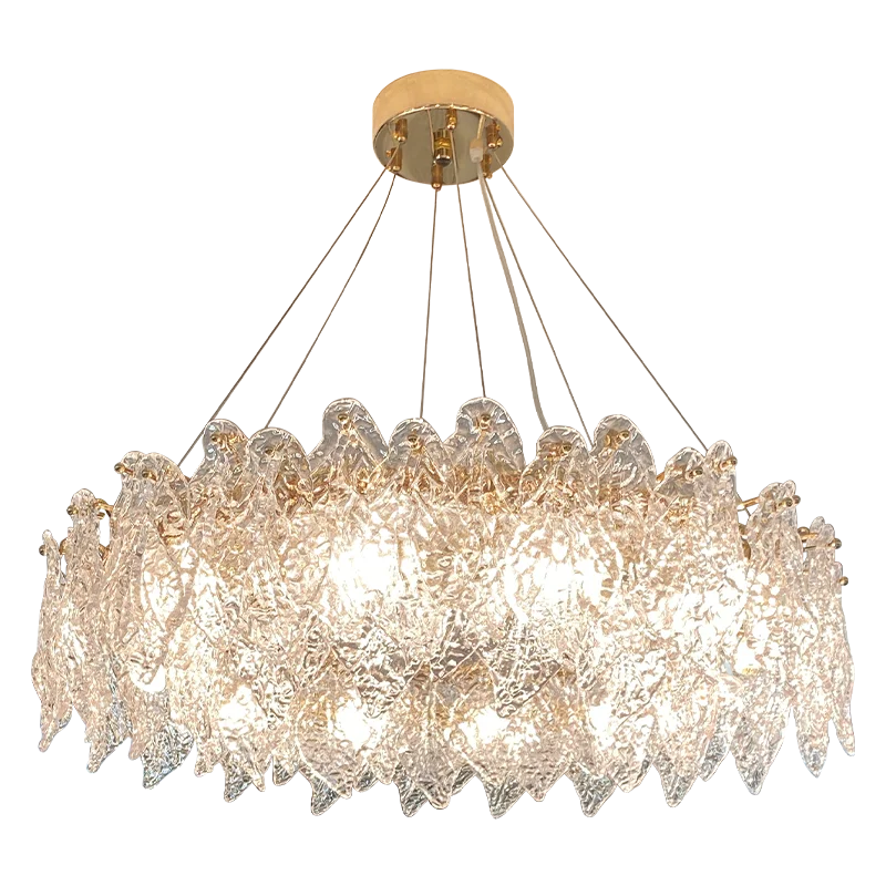 

luxury Glass Crystal Lamp Chandelier For Living Room Decoration Dining Designer Bedroom Post-modern Simple Lamps Pendant Lights