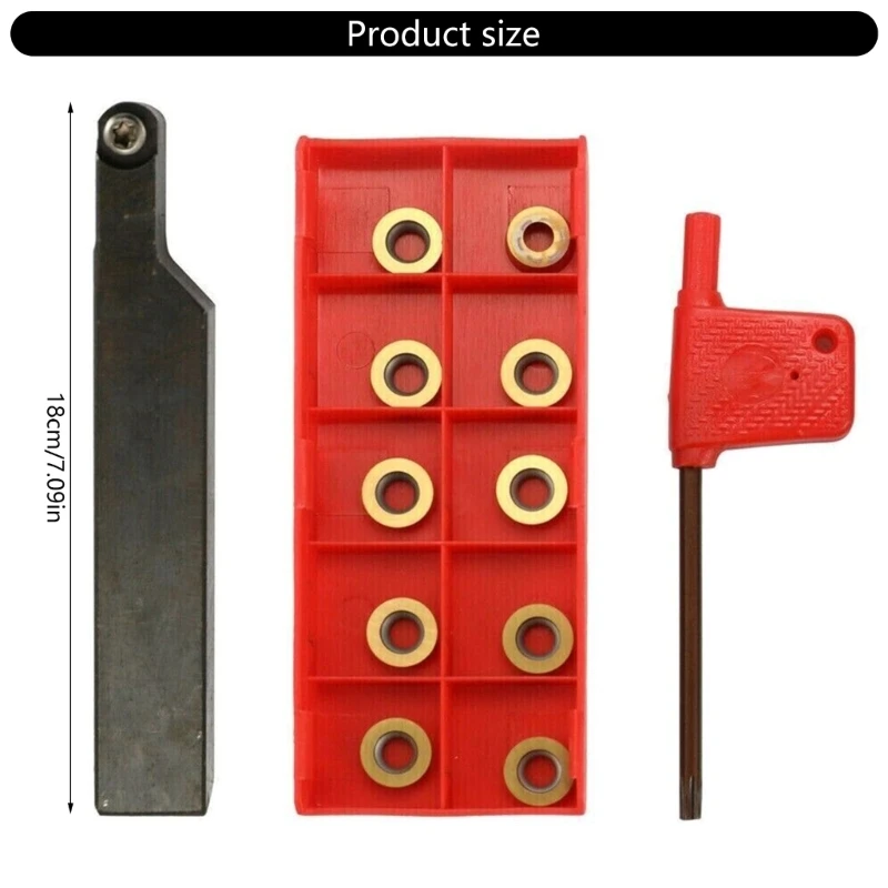Индексируемый держатель токарных станков по металлу SRAPR1616H10 с 10 шт. RPMT10T3MO