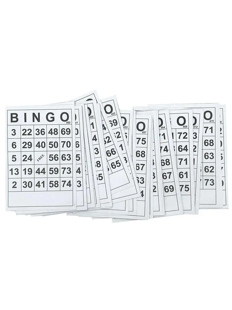 

Classic Bingo Cards Fun Family Card Game for Adults and Kids