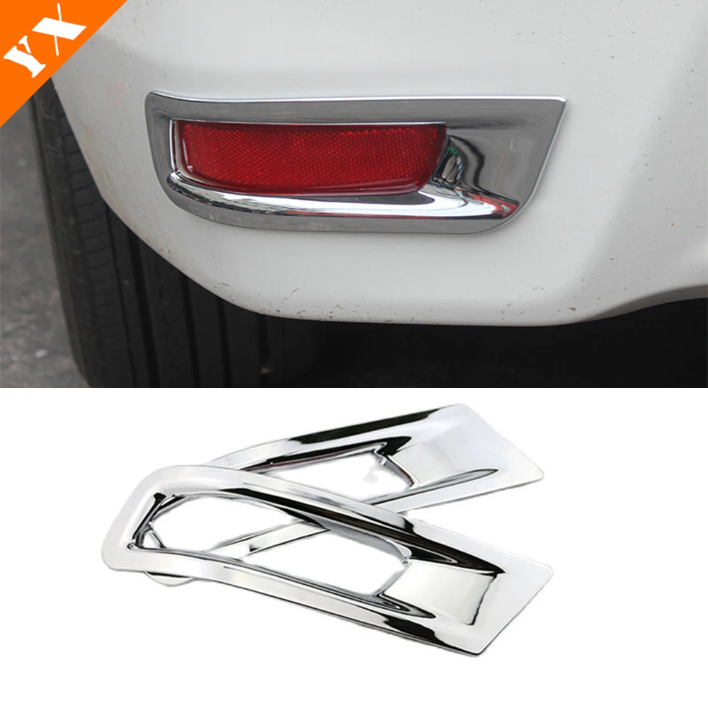 

Подходит для Toyota Corolla Altis 2014 2015 2016 2017, хромированные передние и задние противотуманные фары, крышка противотуманной фары, отделка противотуманной фары, защита для стайлинга автомобиля