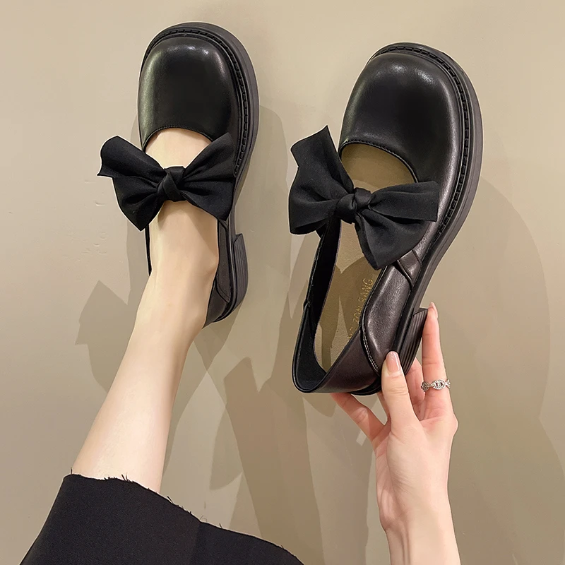 

Women's Flat Shoes Fashion Women Sandals 2022 Summer Bow Single Shoes Women's Shallow Mouth Round Toe Comfortable Women's Shoes