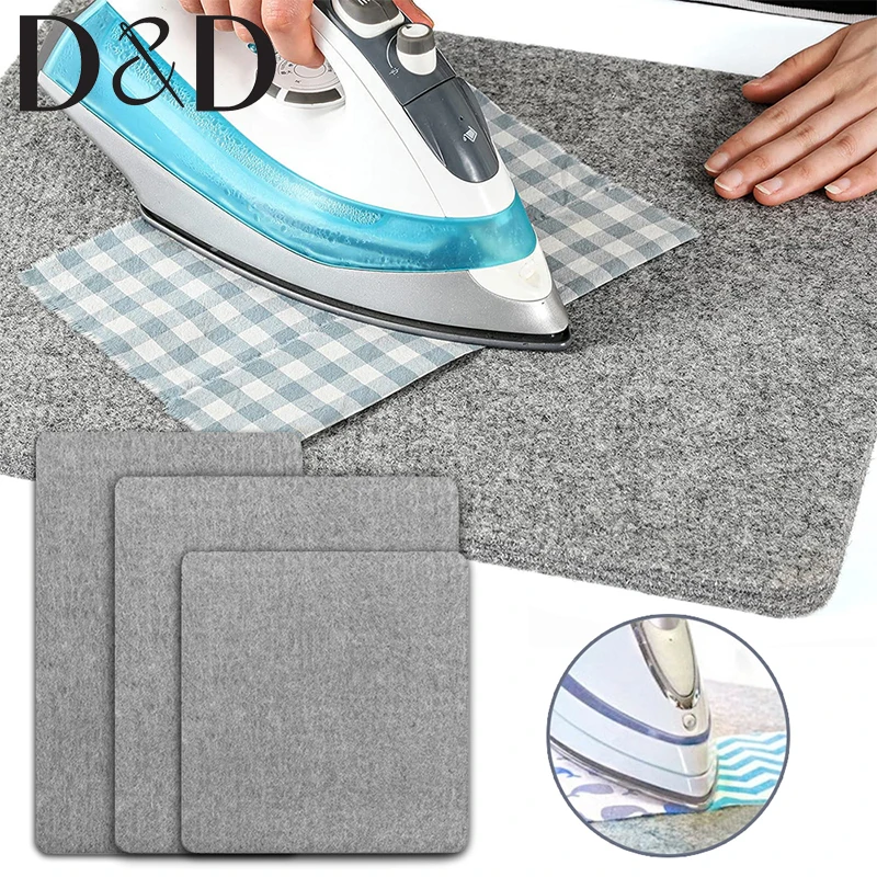 

Portable Felted Ironing Board for Quilting Natural Wool Ironing Pad 1/2in Thick High Temperature Ironing Pad Wool Pressing Mat