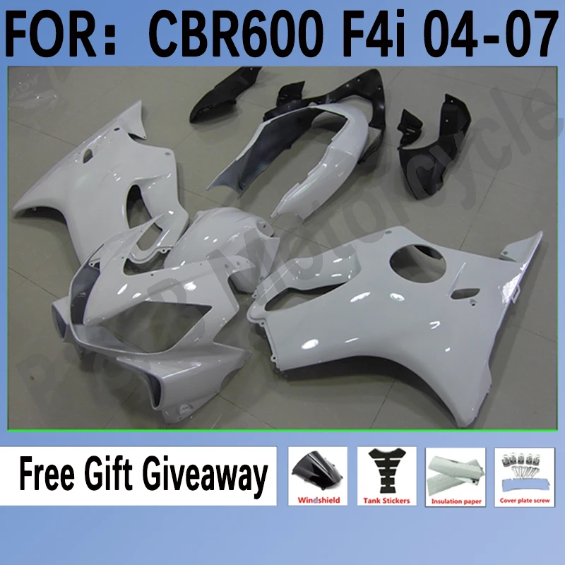 

Комплект обтекателей для HONDA CBR600 F4i 2004 2005 2006 2007 CBR600 04 05 06 07 комплект обтекателей для кузова белый