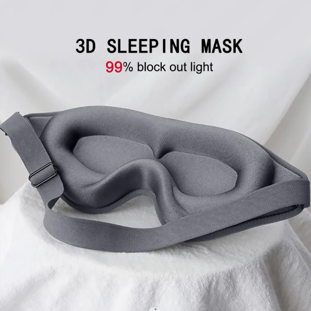 3D маска для сна, Рабочая маска для глаз, мягкая маска для лица из пены ...