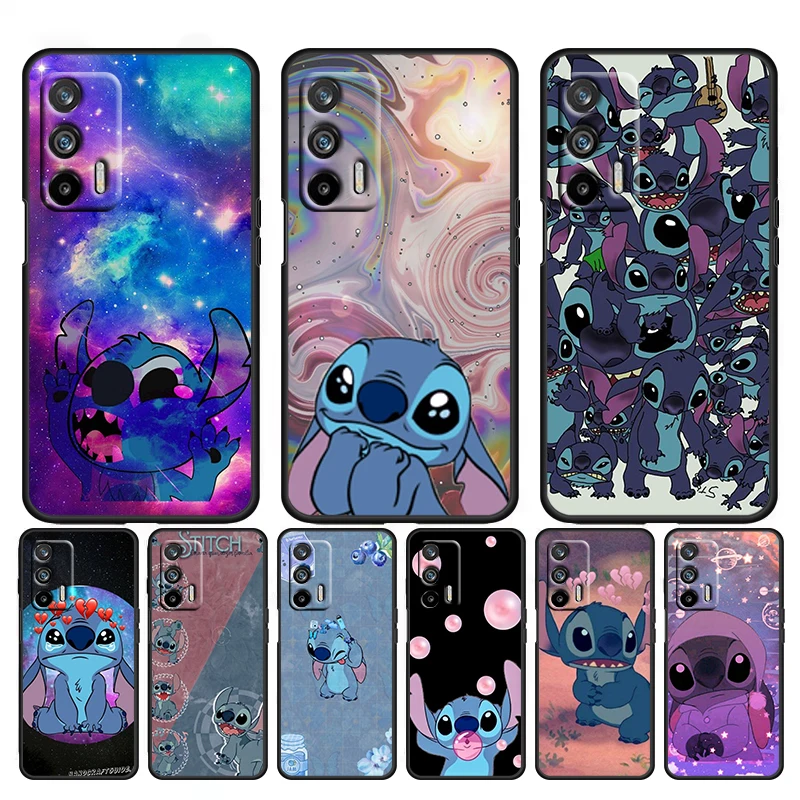 

Disney Cool Stitch For OPPO Reno 9 8 7Z 6 5 4Z 2Z Lite Pro SE Neo 4G 5G Silicone Soft Black Phone Case