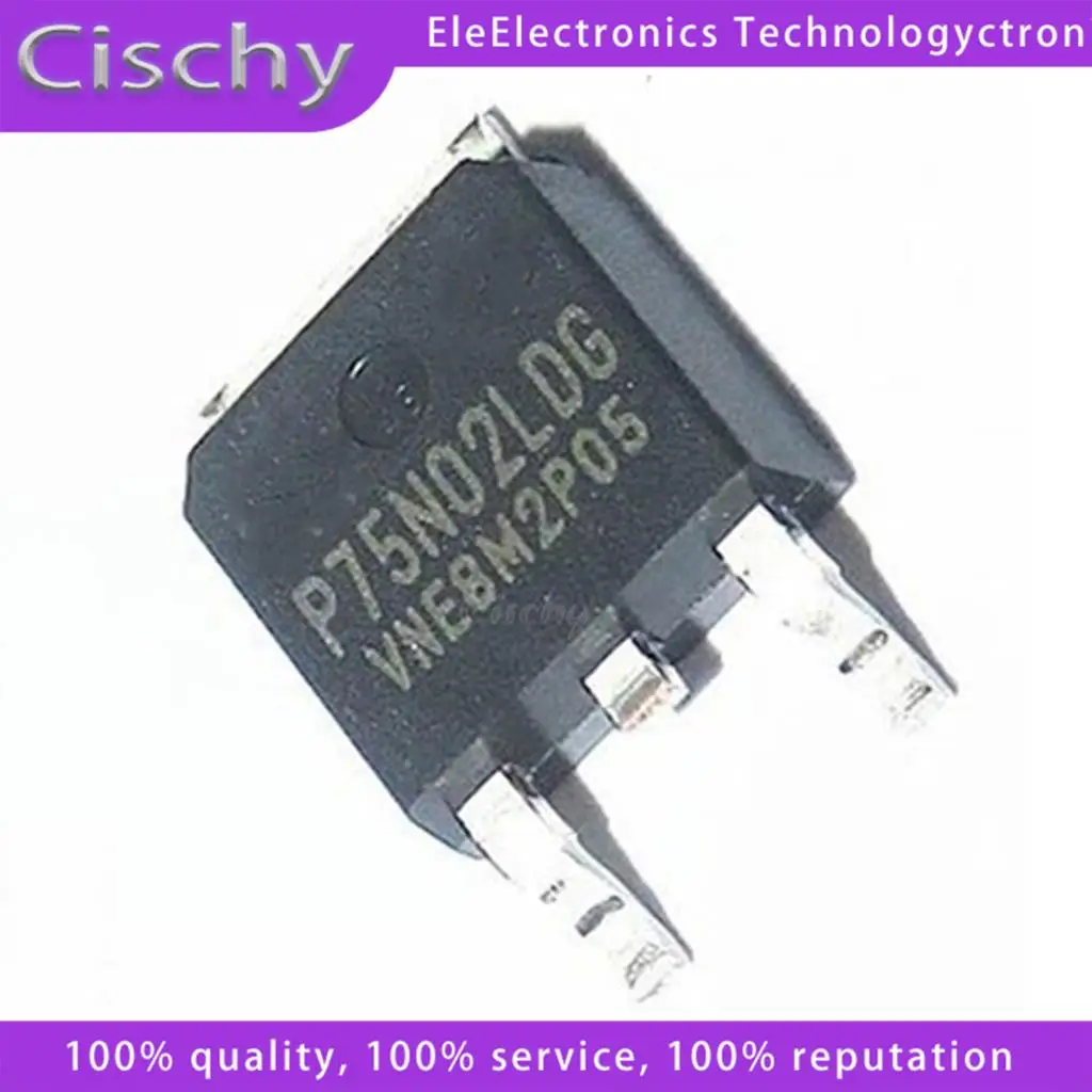 

10 шт. P75N02LDG P75N02 TO-252