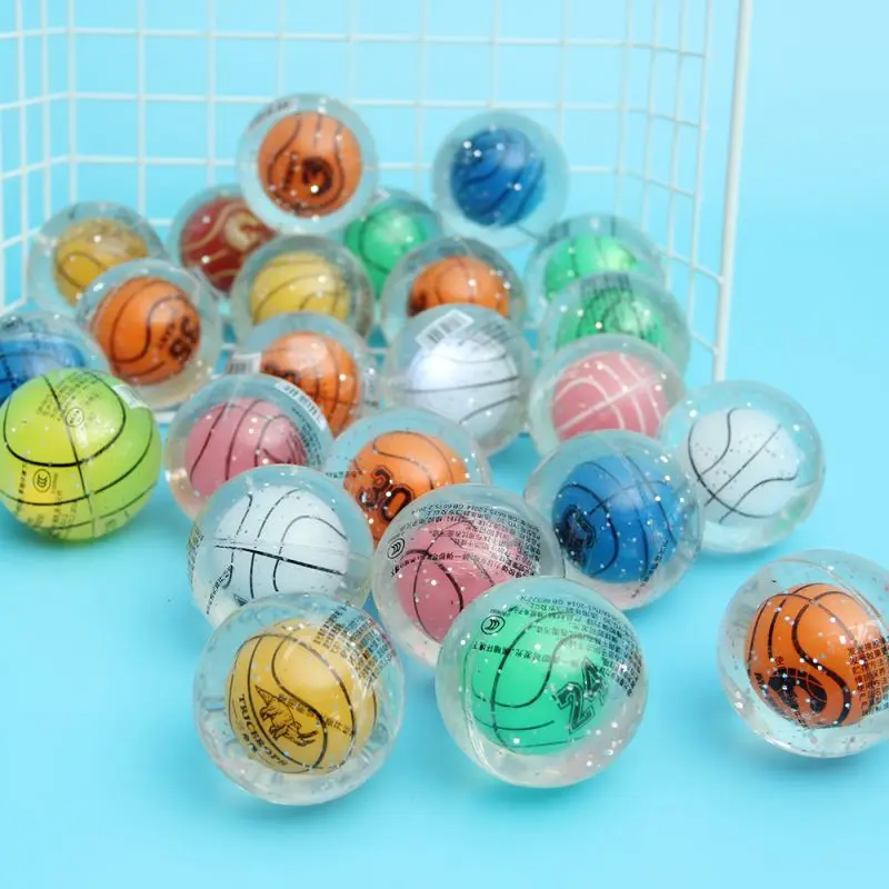 Детский резиновый подвижный шар мяч-вспышка воздушный без воды подпрыгивающая