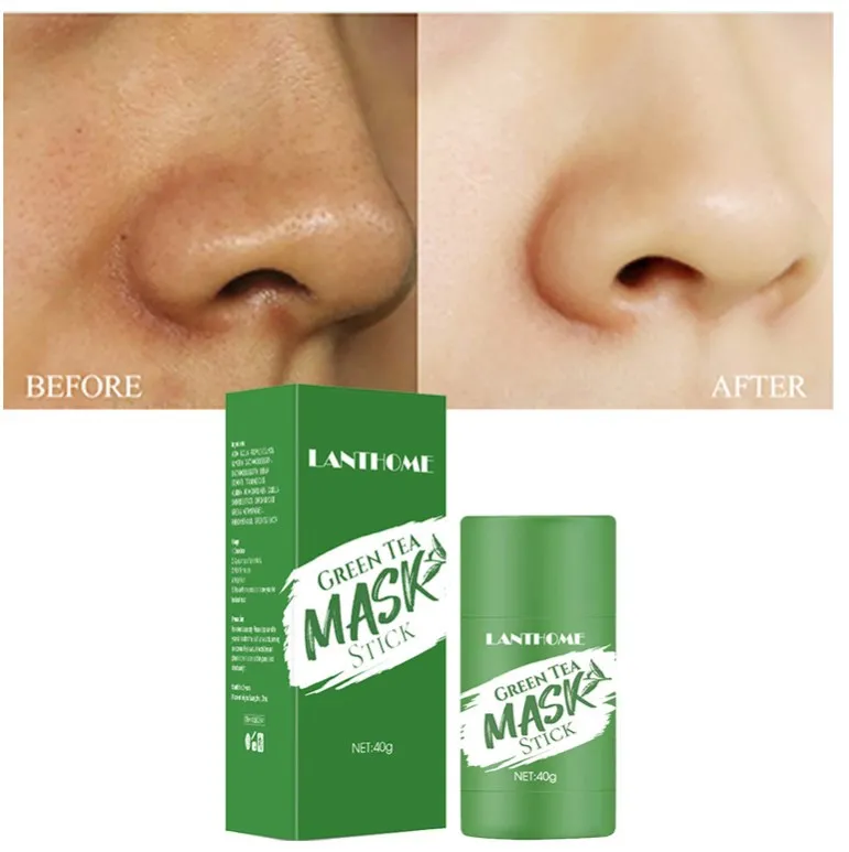 

Deep Cleansing Solid Mud Mask Stick Smear Type Green Tea Mud Mask Moisturizing Anti-Acne Blackheads Facial Skin Care