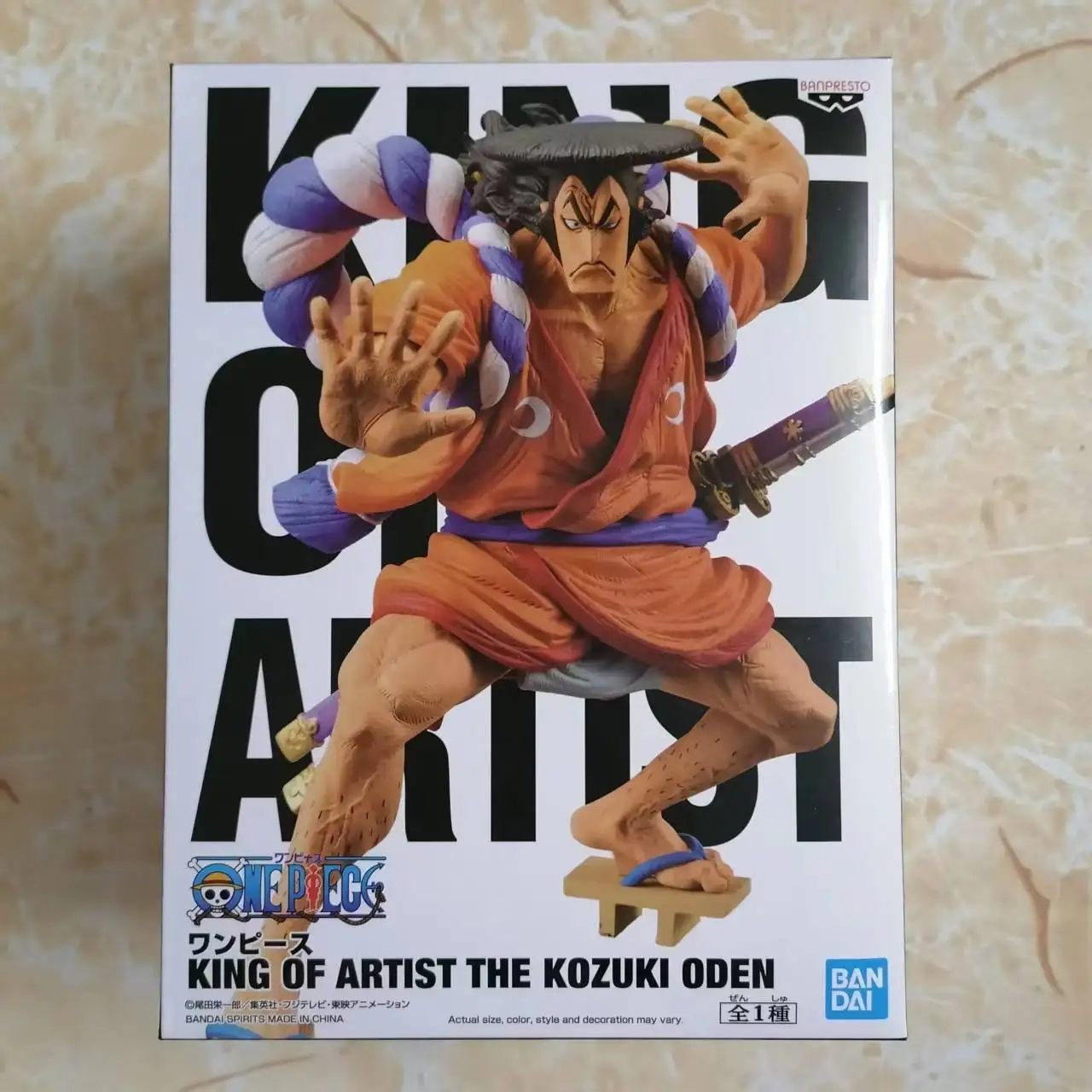 

In Stock 100% Original Banpresto KOA Kozuki Oden Anime PVC Action Figure Boxed Model Collection Model Toys for Boys Gift