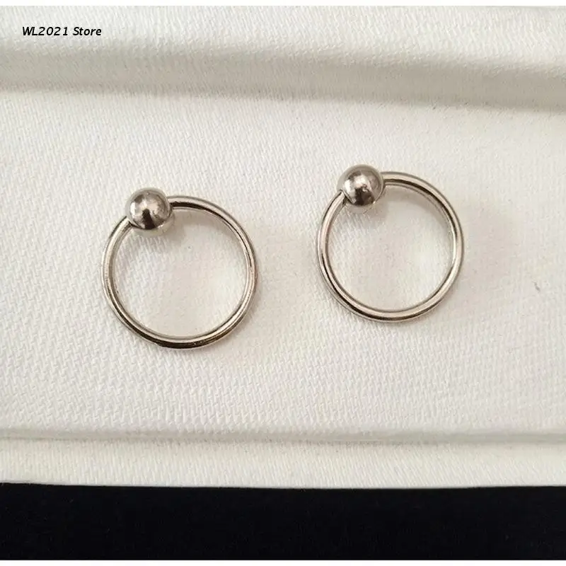 

Stainless Steel Cufflinks Spiral Buckle for Skirt Clothes Shoes Sweater Overcoat