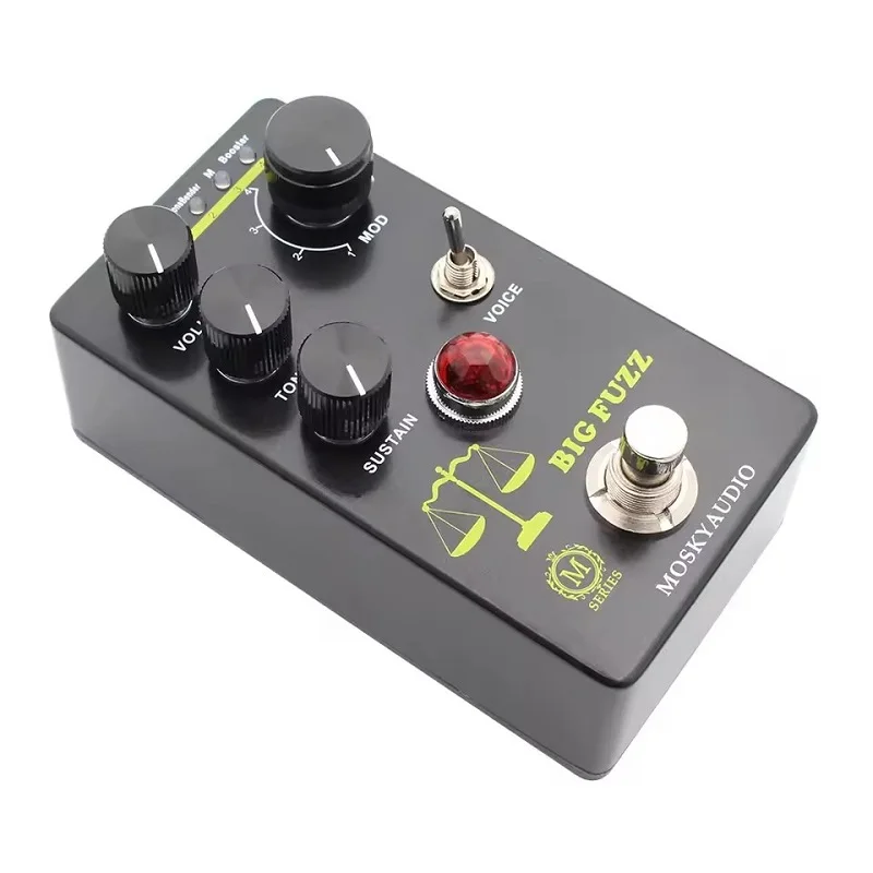 Фото MOSKY Distortion гитарный эффект Big Fuzz 4-MODE SELECTION KNOB подходит для аксессуаров для гитары и баса №3