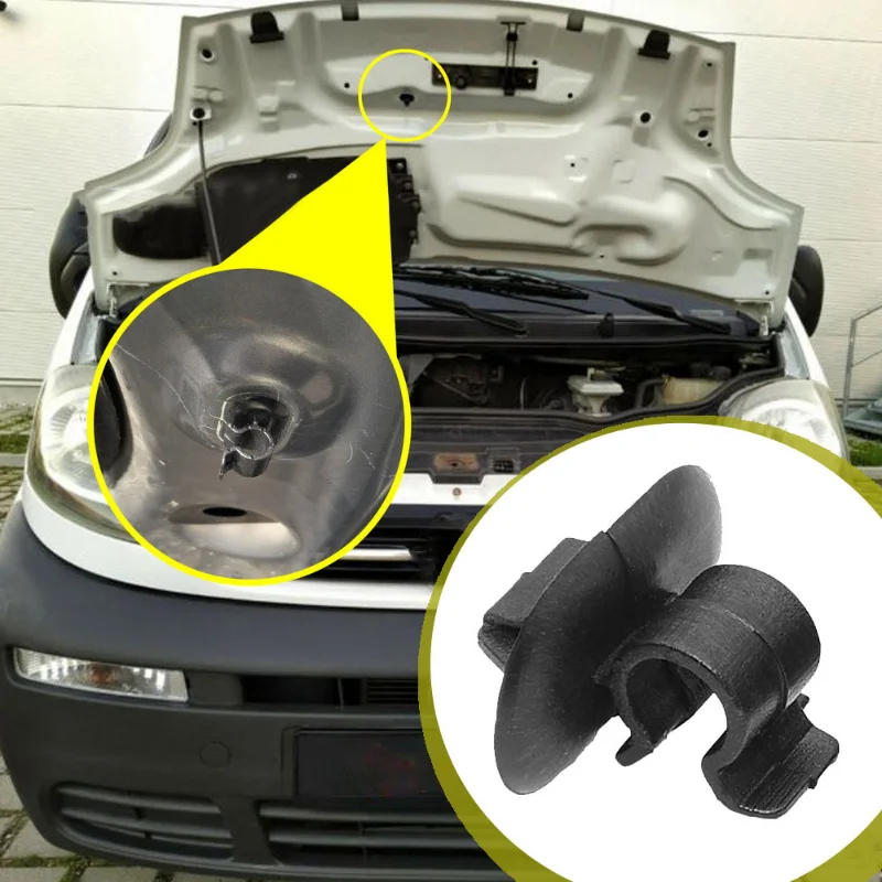 

2 шт., опорные зажимы для капота автомобиля, держатель зажима для капота автомобиля, пряжка для Citroen C2 C3 C4 C5 AX Berlingo B9 Eurovans Evasion