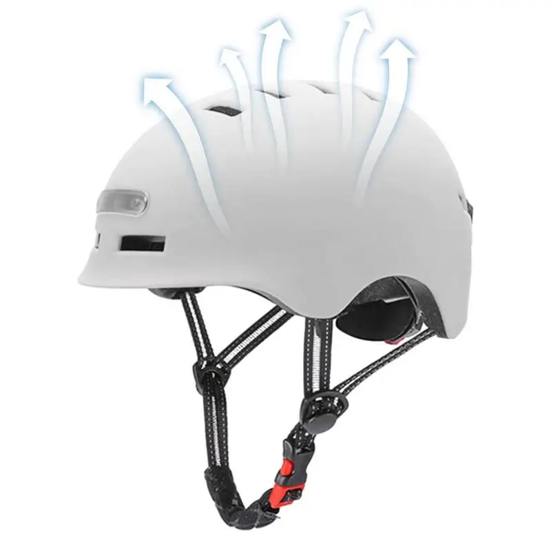 

Велосипедные шлемы со встроенными передними и задними фонарями, городские велосипедные шлемы для взрослых, велосипедные шлемы для детской езды на скейтборде, электровелосипеде
