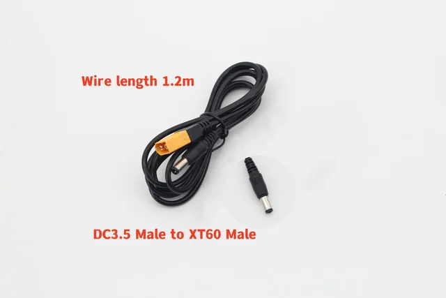 FPV Goggles Power Cable XT60 to DC5.5 1.2m