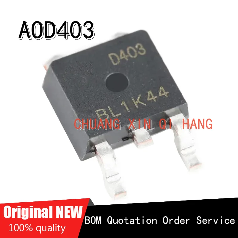 

10 шт., новая оригинальная микросхема полевого транзистора AOD403 D403 TO252