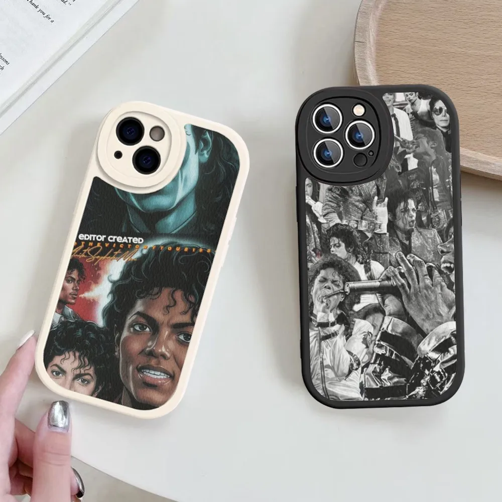 Чехол для телефона M-Michael J-JacksonS-S из жесткой кожи iPhone 16 15 14 13 12 Mini 11 Pro Max Xs X Xr 7 8 Plus Fundas
