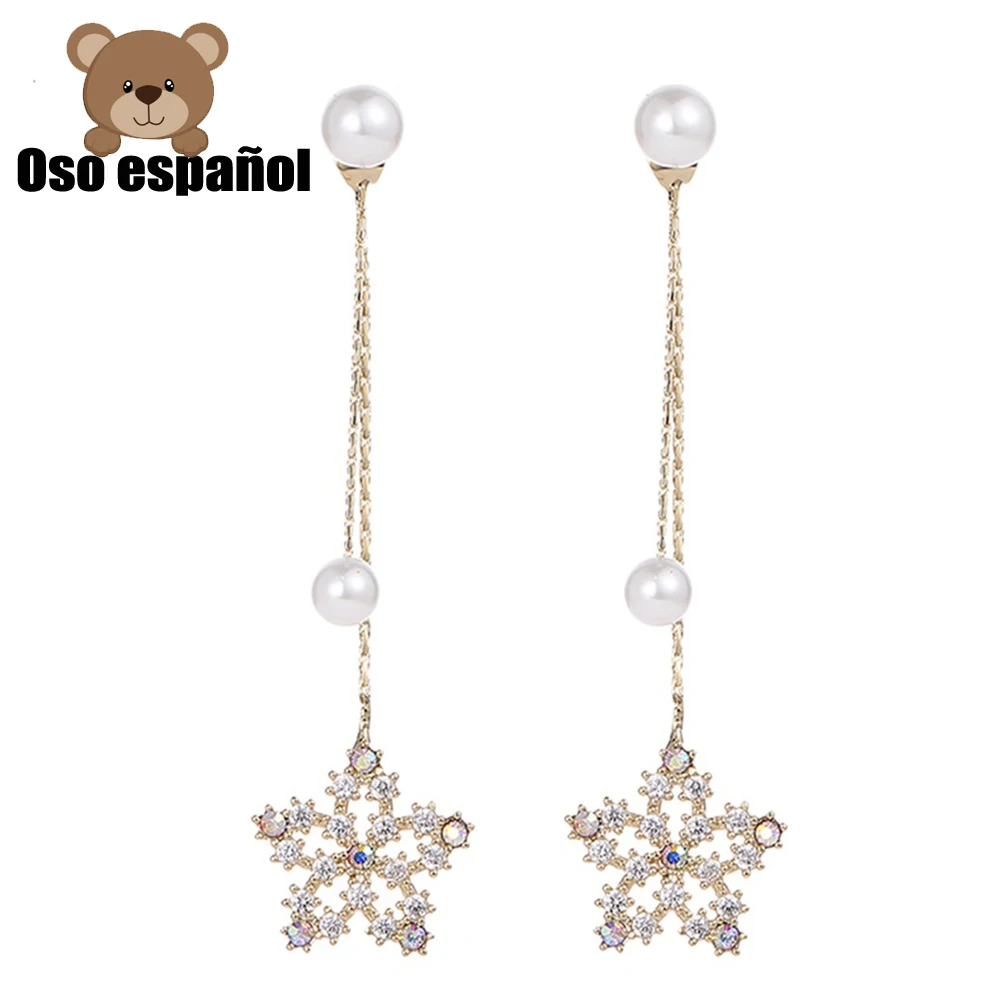 

TS-ED004 High Quality 925 Sterling Silver Fine Jewelry Spain Version Bear Jewelry Women's Earrings Wholesale Price Free Shipping