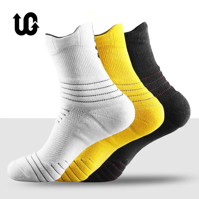 4 Pairs Unisex Professional Outdoor Sport Cycling Socks Basketball Football Soccer Running Trekking Socks Men Women