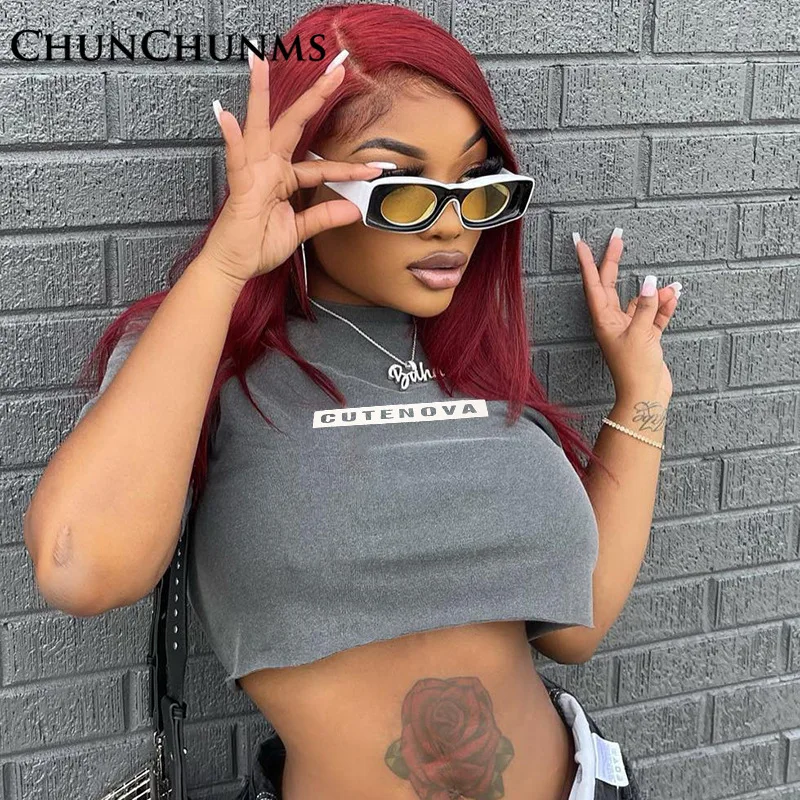 

Весенняя ажурная футболка с открытым пупком, открытой спиной и коротким рукавом, новинка 2022