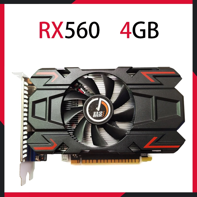 graphics card rx 560 4gb Video Cards rx560 4 gb Game graphic card rx 550 4gb Original ddr5 vga card pc gamer completo