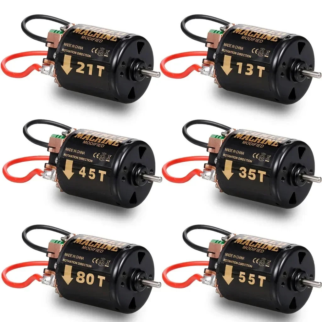 Фото NEEBRC 13T-80T Водонепроницаемый матовый двигатель 540 320A ESC 5V/2A BEC 60A Комбинированный контроллер скорости для 1/10 RC гусеничного автомобиля Redcat Traxxas №4