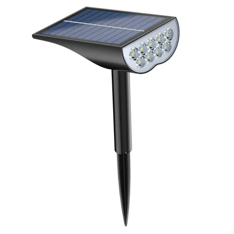 

Kedia Outdoor Waterproof Lawn Lamp Solar Garden Night Light Ground Plug 9 LED Solar Spot Lamps 2000mAh Lawn Yard Landscape Light