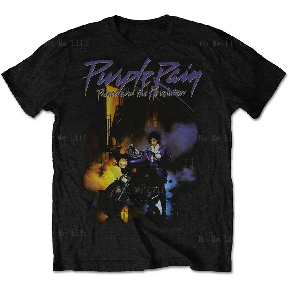 Purple Rain Prince Unisex Pure Cotton Summer T-Shirt